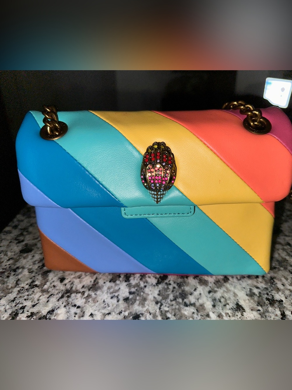 Kurt Geiger Leather Mini Kensington Purse